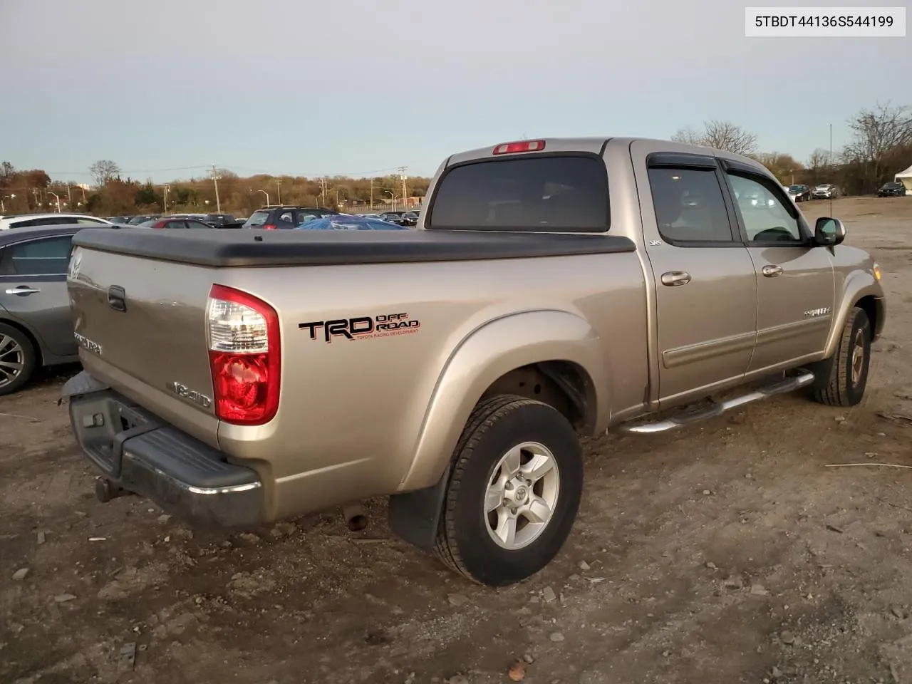 2006 Toyota Tundra Double Cab Sr5 VIN: 5TBDT44136S544199 Lot: 80009164