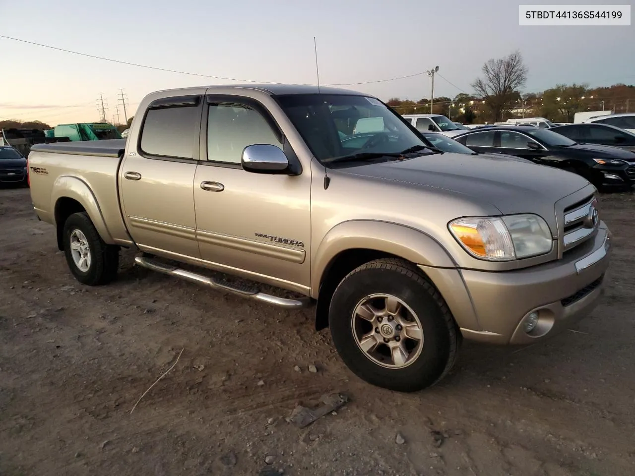 2006 Toyota Tundra Double Cab Sr5 VIN: 5TBDT44136S544199 Lot: 80009164