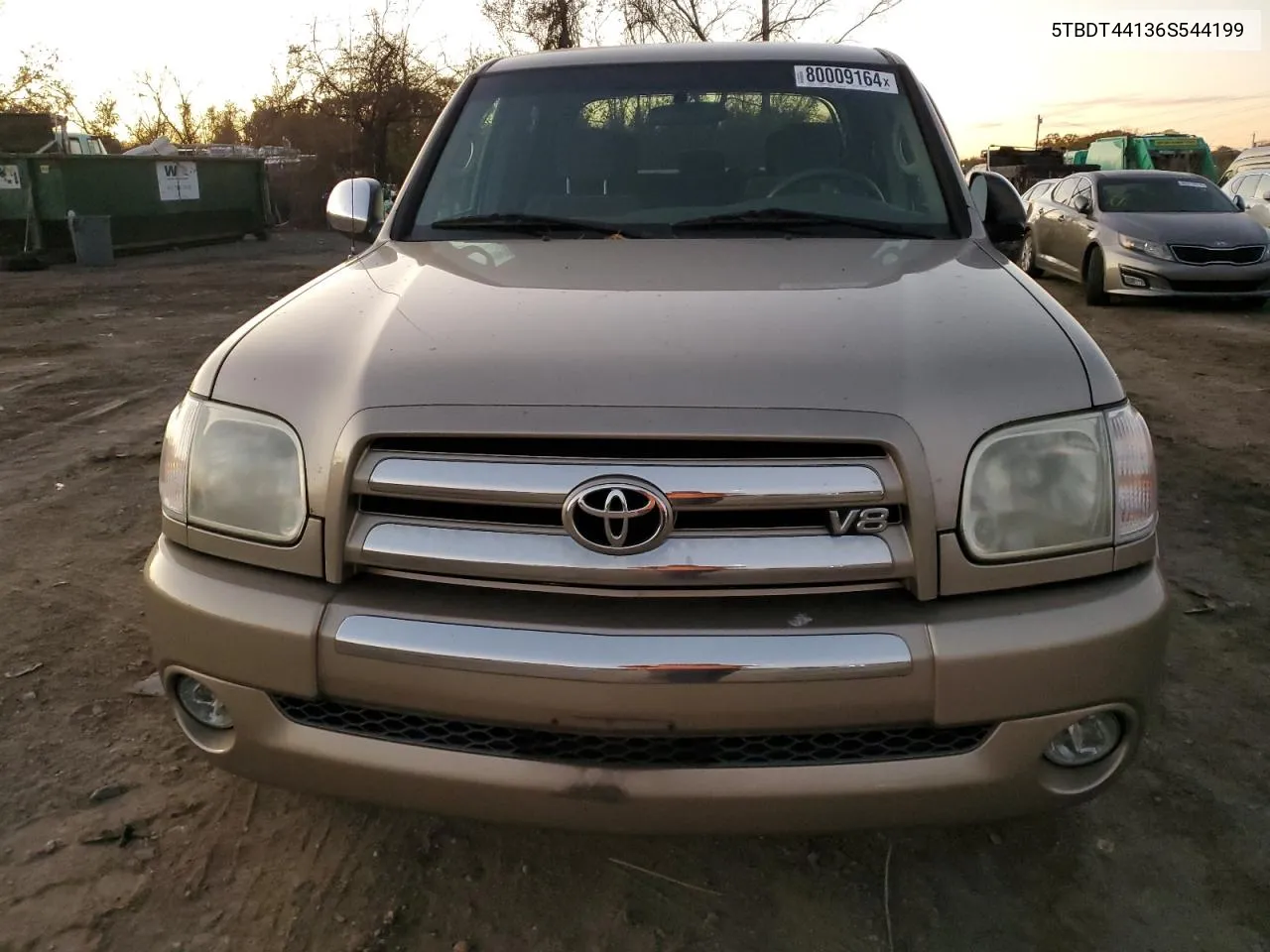 2006 Toyota Tundra Double Cab Sr5 VIN: 5TBDT44136S544199 Lot: 80009164