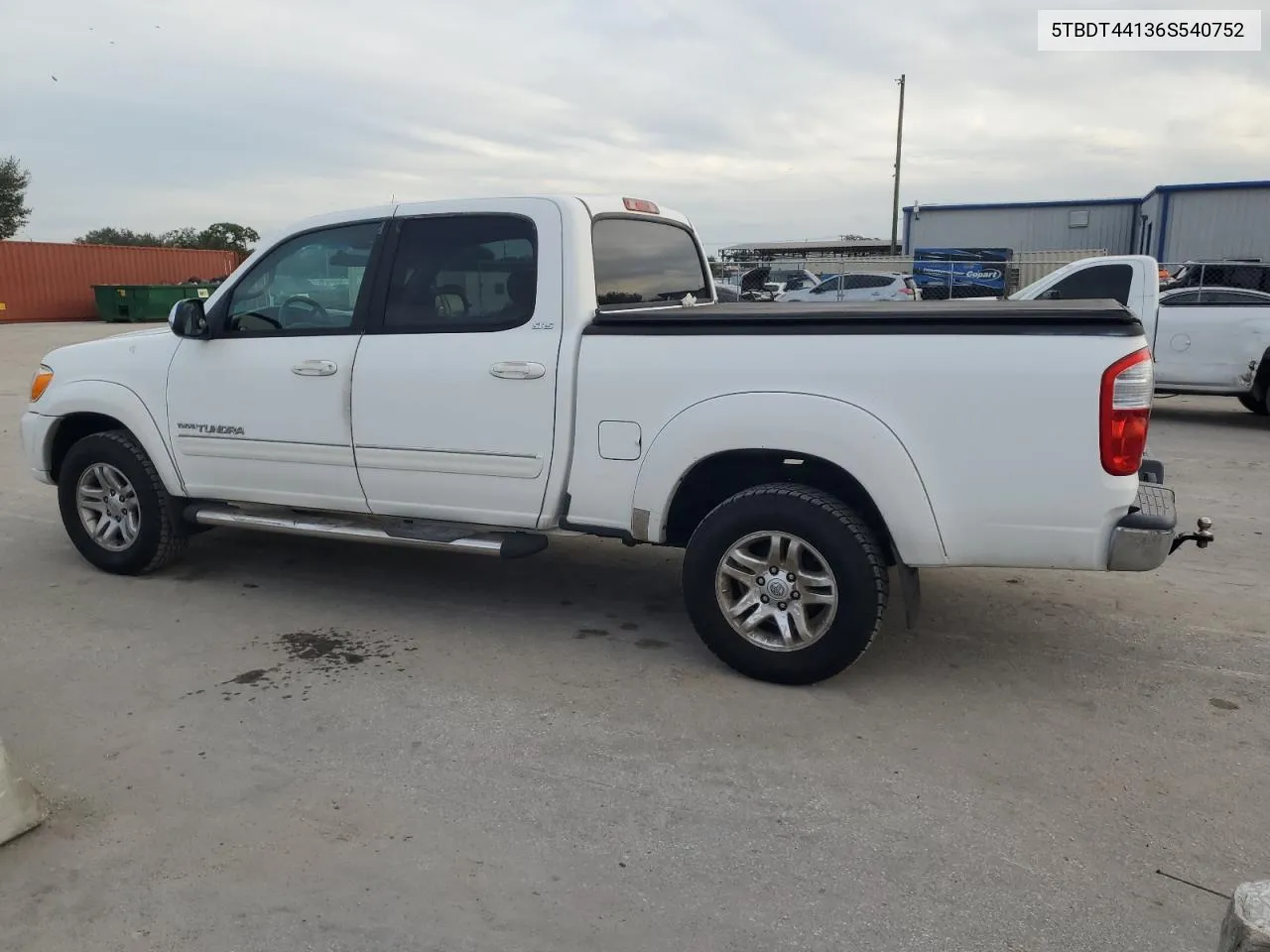 2006 Toyota Tundra Double Cab Sr5 VIN: 5TBDT44136S540752 Lot: 80086064