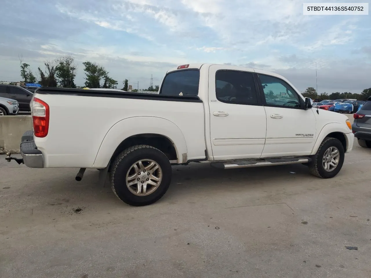 2006 Toyota Tundra Double Cab Sr5 VIN: 5TBDT44136S540752 Lot: 80086064