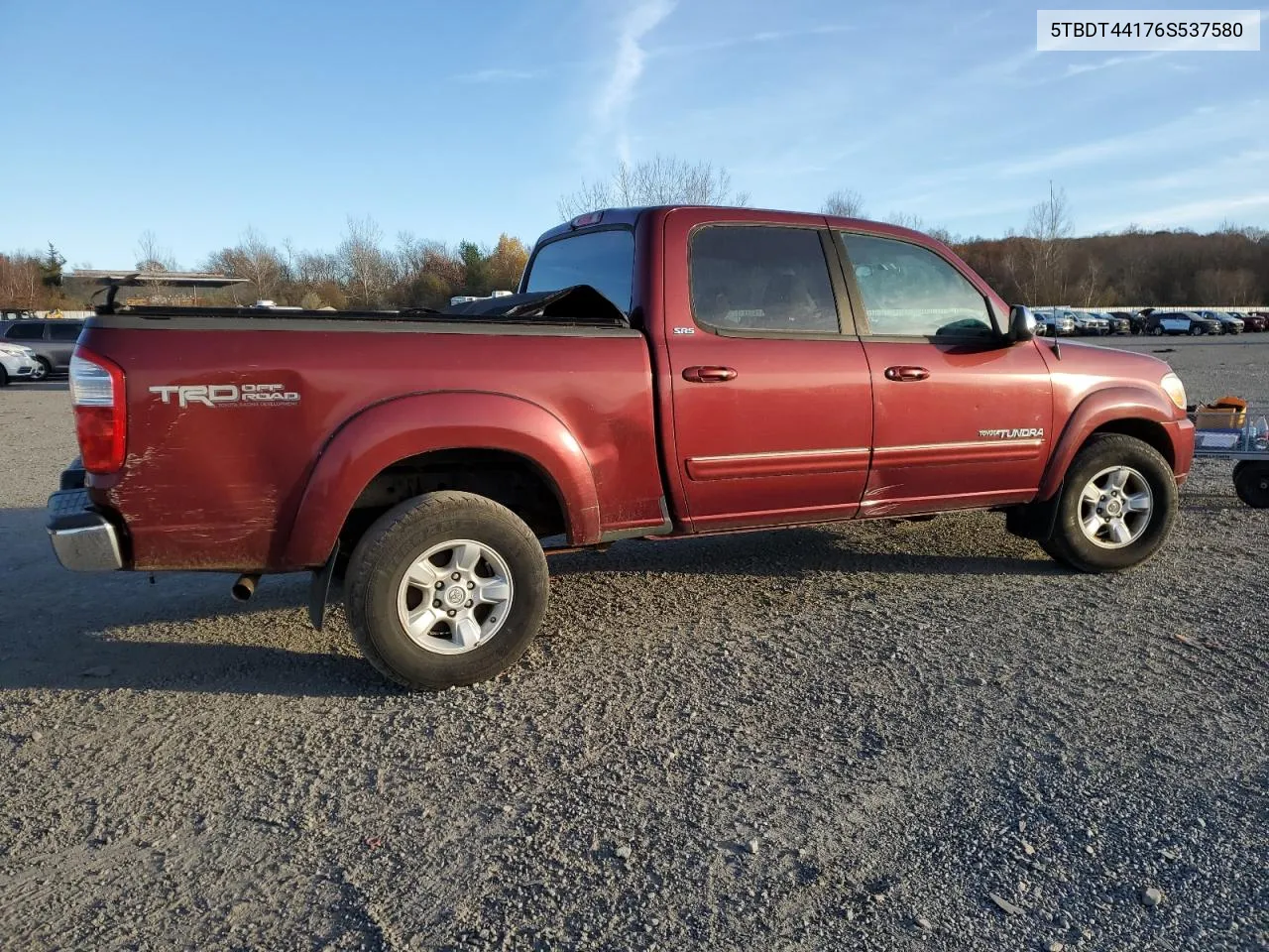 2006 Toyota Tundra Double Cab Sr5 VIN: 5TBDT44176S537580 Lot: 80305794