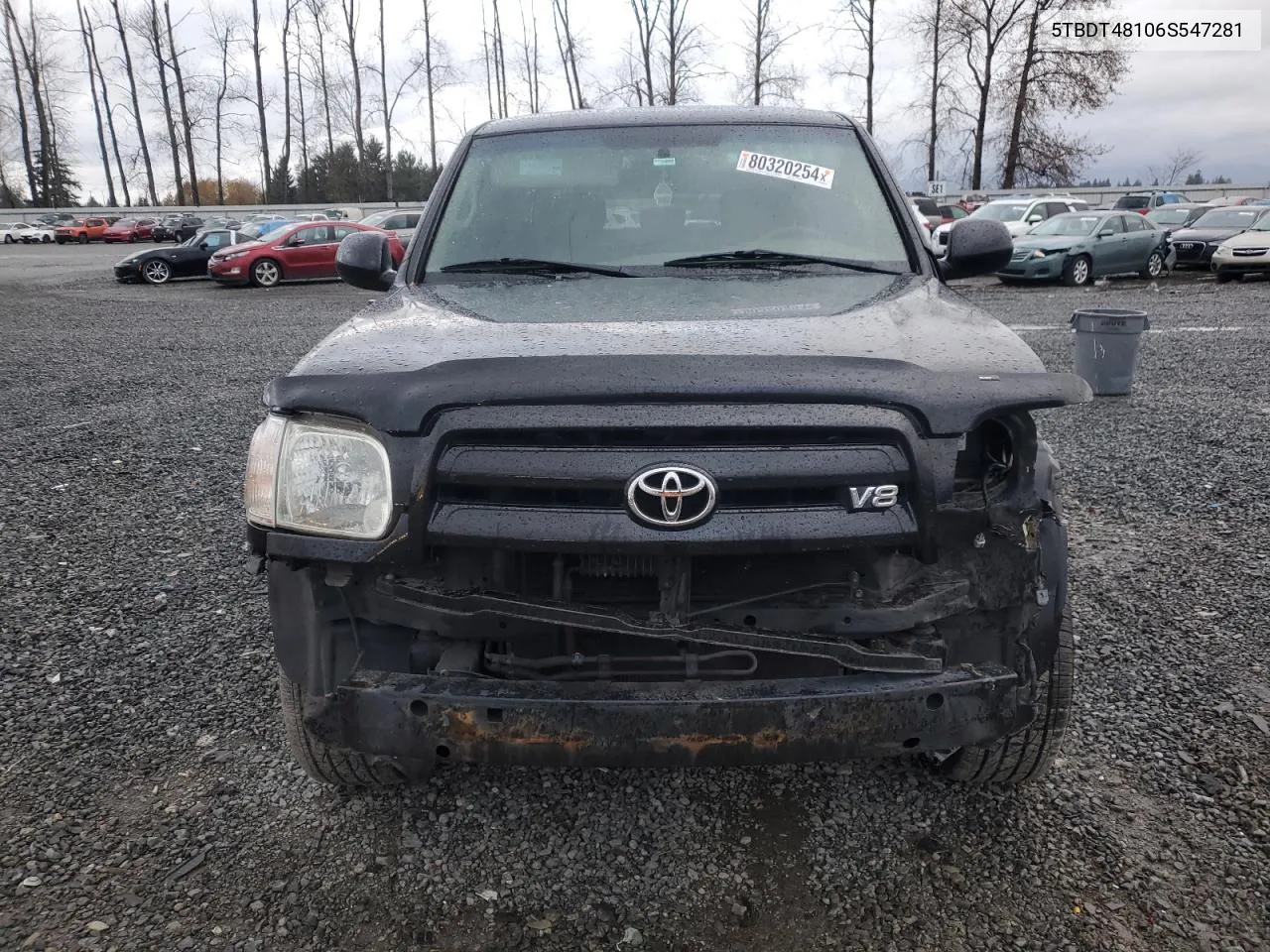 2006 Toyota Tundra Double Cab Limited VIN: 5TBDT48106S547281 Lot: 80320254