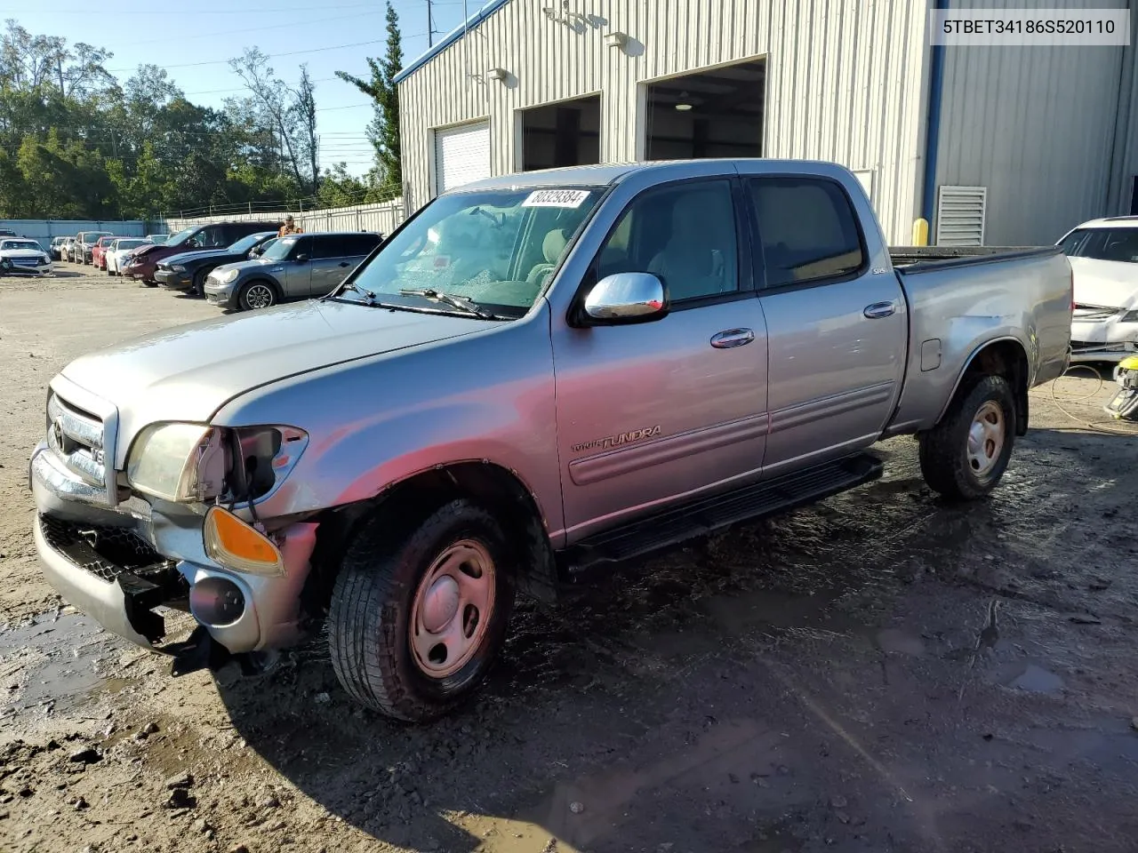 2006 Toyota Tundra Double Cab Sr5 VIN: 5TBET34186S520110 Lot: 80329384