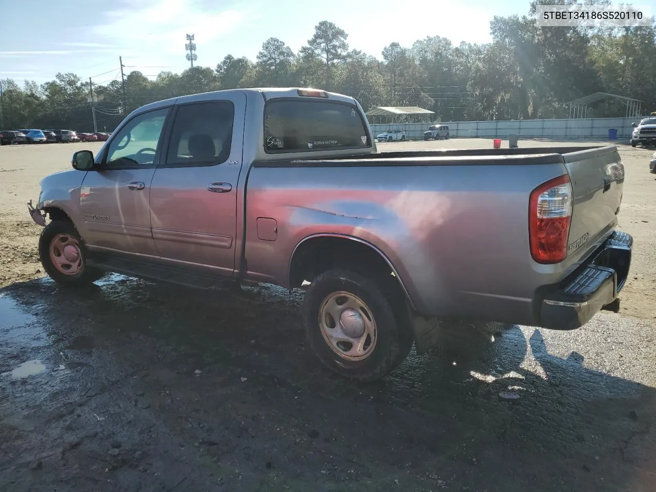 2006 Toyota Tundra Double Cab Sr5 VIN: 5TBET34186S520110 Lot: 80329384