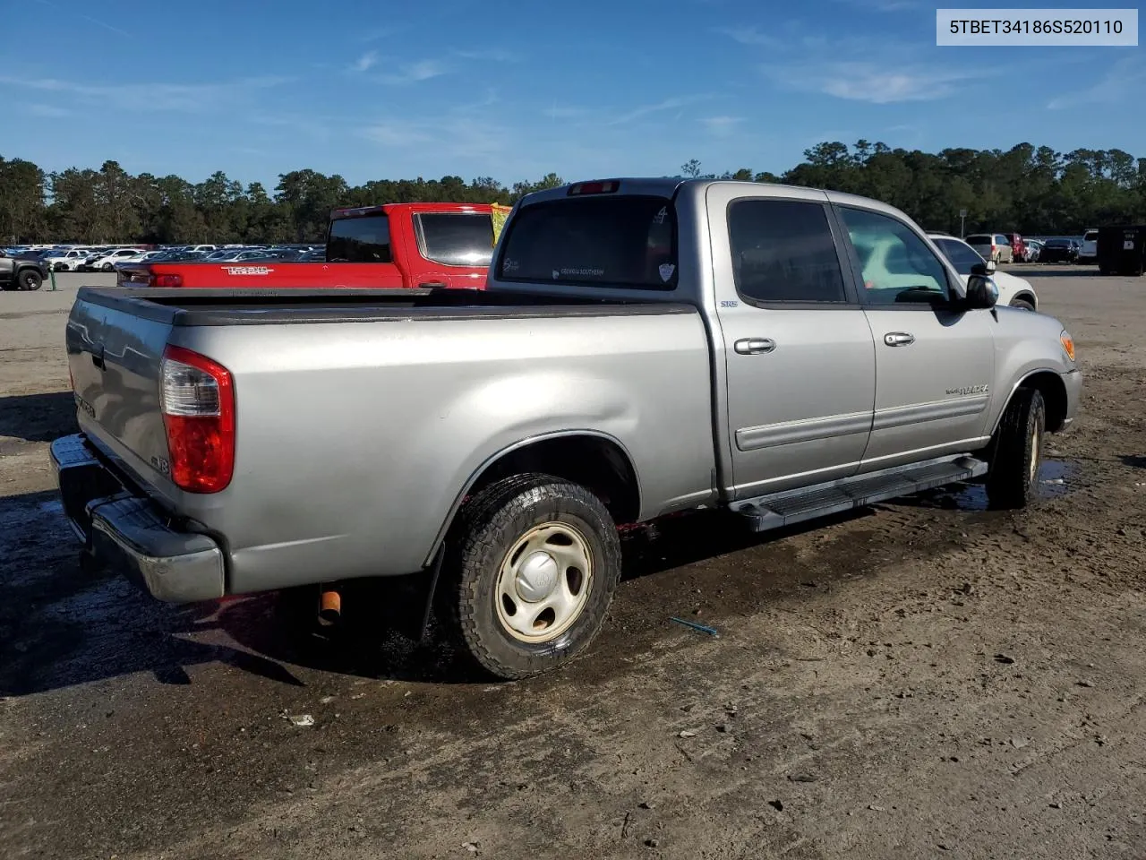 2006 Toyota Tundra Double Cab Sr5 VIN: 5TBET34186S520110 Lot: 80329384