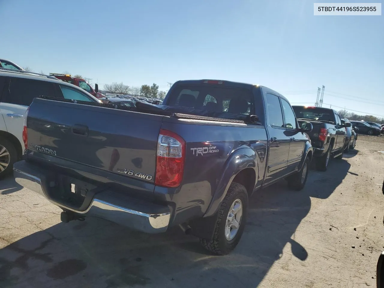 2006 Toyota Tundra Double Cab Sr5 VIN: 5TBDT44196S523955 Lot: 80344594