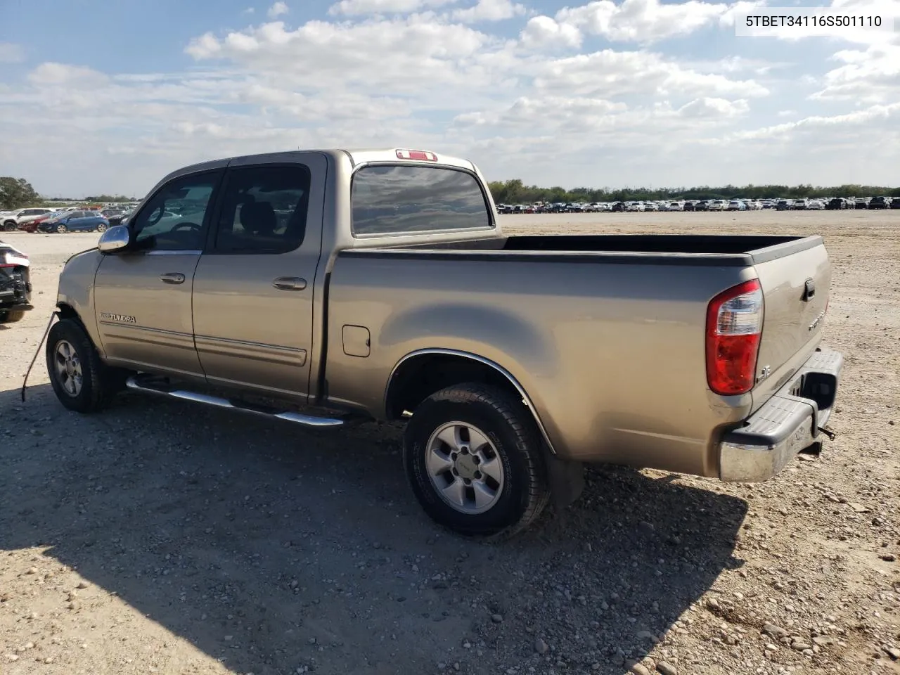 2006 Toyota Tundra Double Cab Sr5 VIN: 5TBET34116S501110 Lot: 80624184