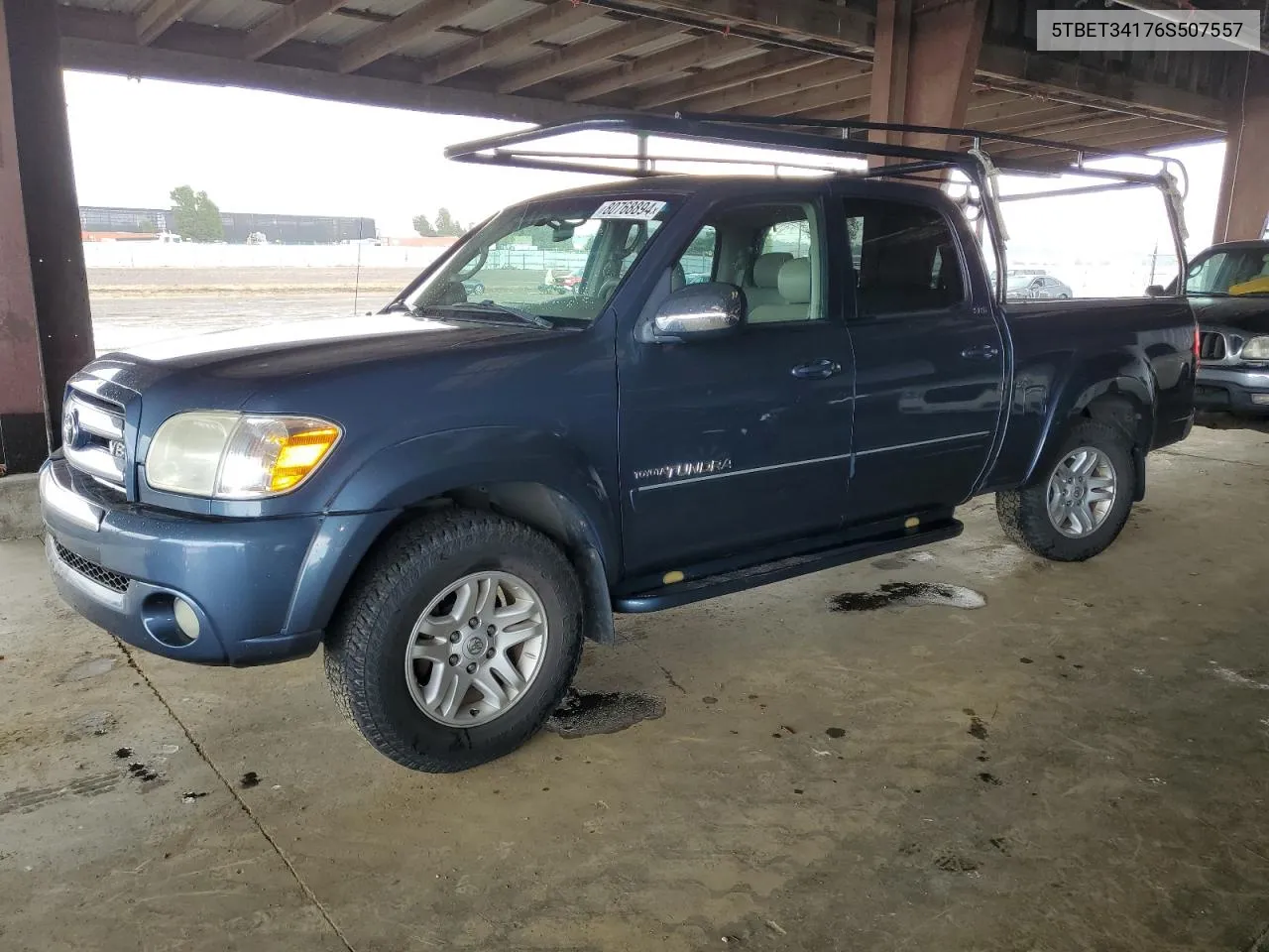 2006 Toyota Tundra Double Cab Sr5 VIN: 5TBET34176S507557 Lot: 80768894