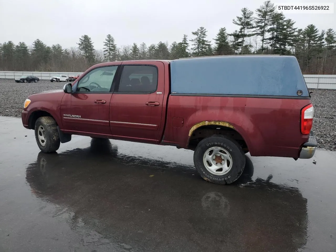 2006 Toyota Tundra Double Cab Sr5 VIN: 5TBDT44196S526922 Lot: 81803314