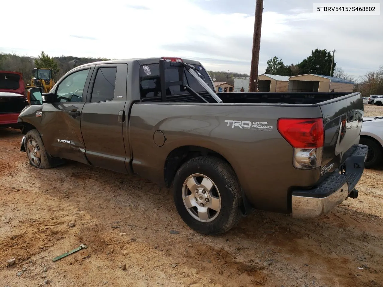 2007 Toyota Tundra Double Cab Sr5 VIN: 5TBRV54157S468802 Lot: 52702824