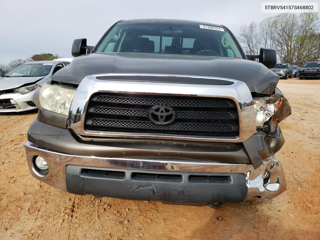 2007 Toyota Tundra Double Cab Sr5 VIN: 5TBRV54157S468802 Lot: 52702824