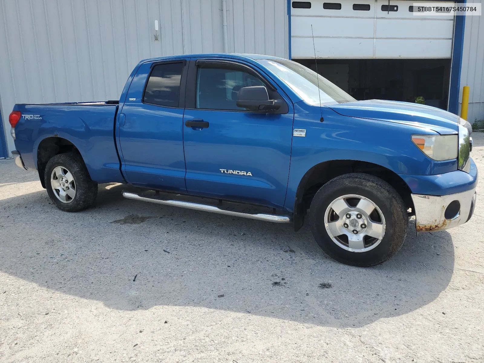 2007 Toyota Tundra Double Cab Sr5 VIN: 5TBBT54167S450784 Lot: 56031774