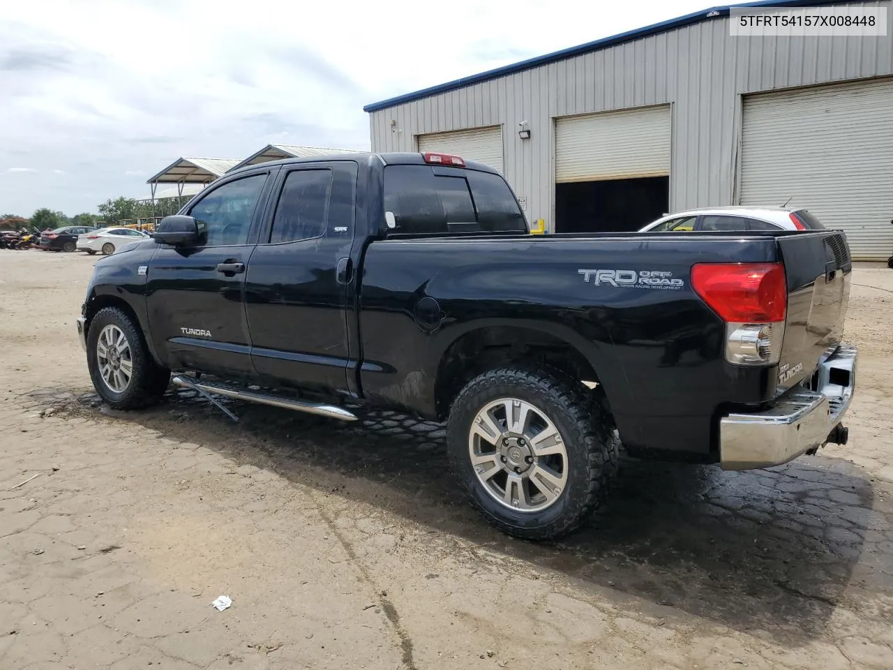 5TFRT54157X008448 2007 Toyota Tundra Double Cab Sr5