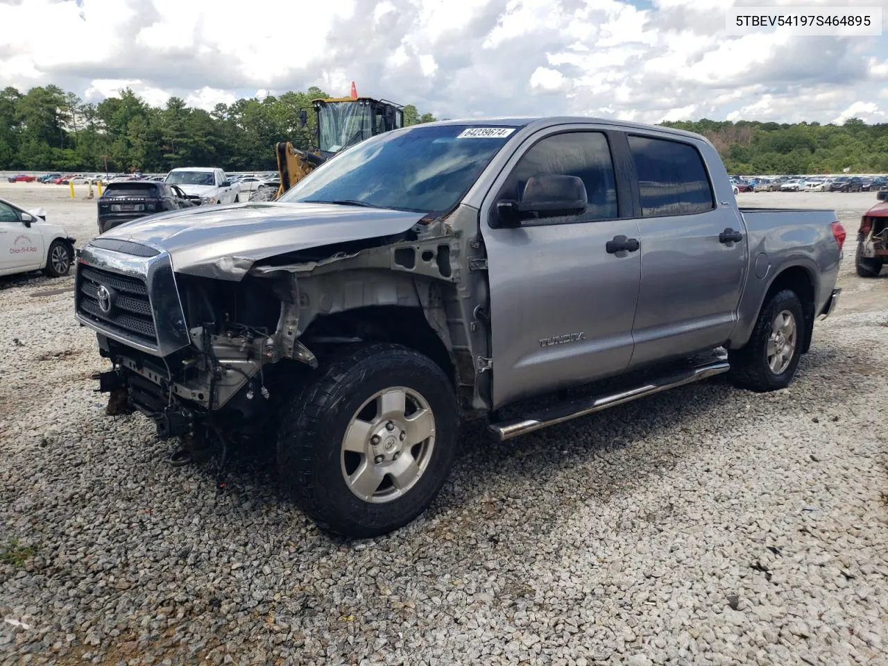 2007 Toyota Tundra Crewmax Sr5 VIN: 5TBEV54197S464895 Lot: 64239674