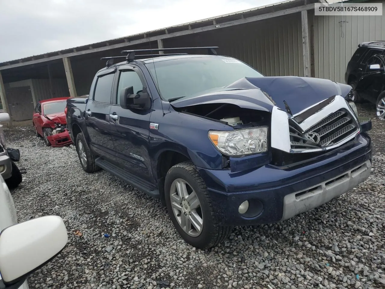 2007 Toyota Tundra Crewmax Limited VIN: 5TBDV58167S468909 Lot: 64399574