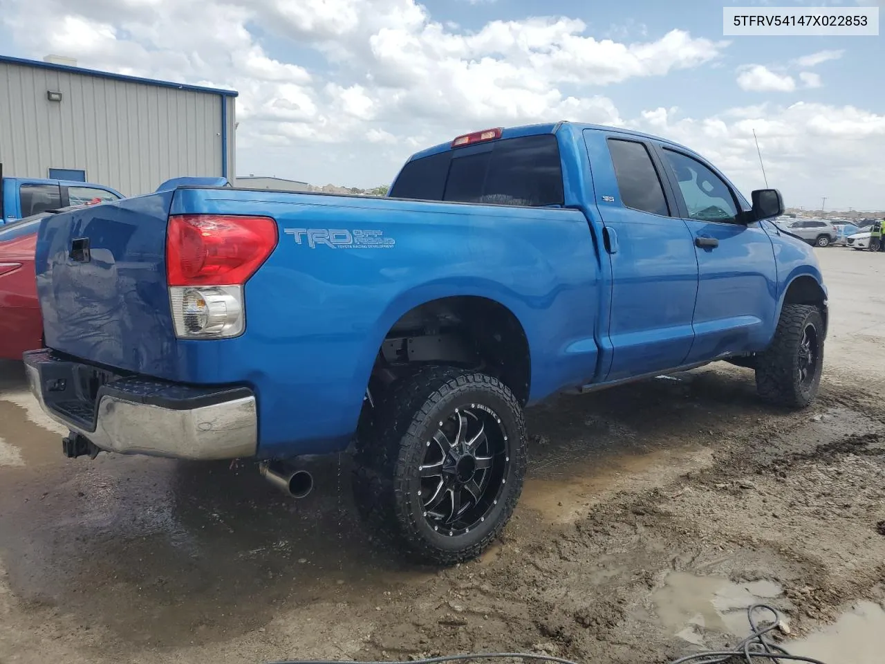 2007 Toyota Tundra Double Cab Sr5 VIN: 5TFRV54147X022853 Lot: 65007294