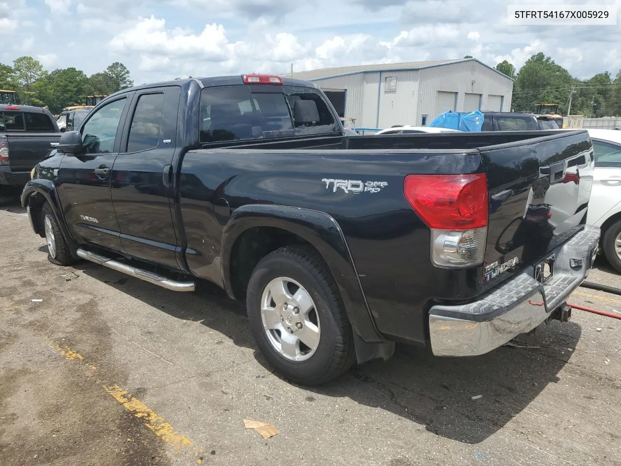 2007 Toyota Tundra Double Cab Sr5 VIN: 5TFRT54167X005929 Lot: 65421934