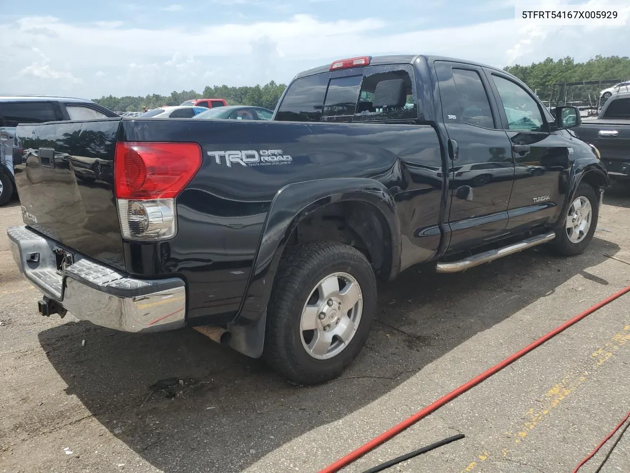 2007 Toyota Tundra Double Cab Sr5 VIN: 5TFRT54167X005929 Lot: 65421934