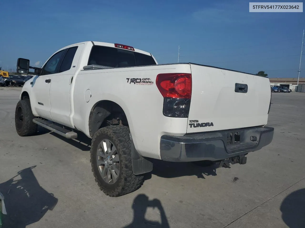 2007 Toyota Tundra Double Cab Sr5 VIN: 5TFRV54177X023642 Lot: 65546464