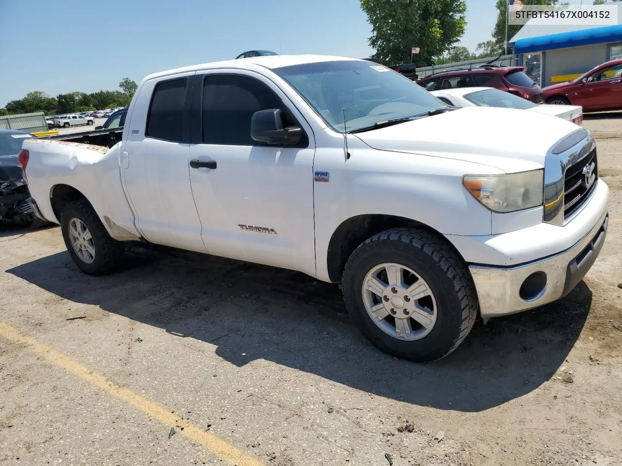 2007 Toyota Tundra Double Cab Sr5 VIN: 5TFBT54167X004152 Lot: 66022144