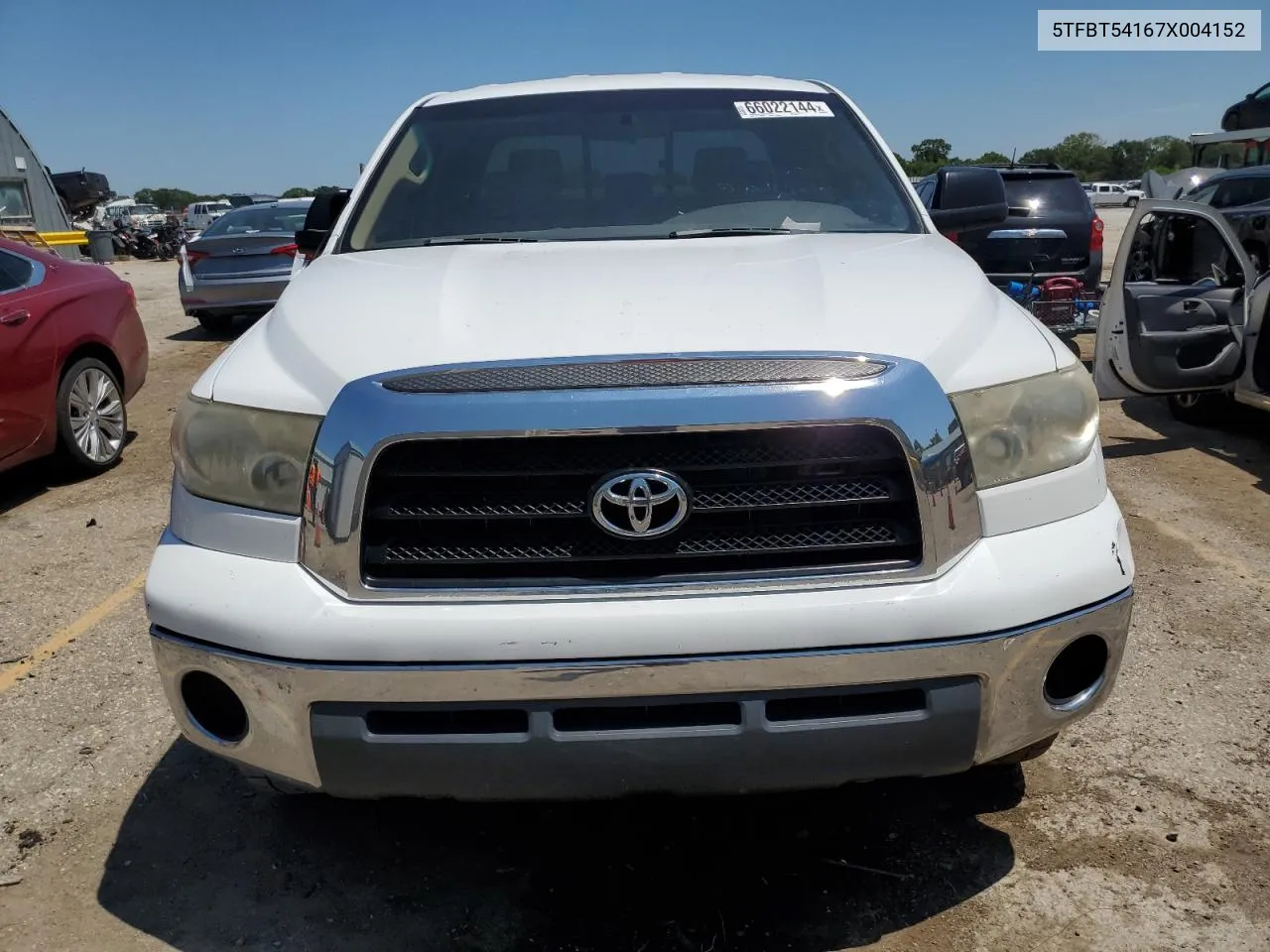 2007 Toyota Tundra Double Cab Sr5 VIN: 5TFBT54167X004152 Lot: 66022144