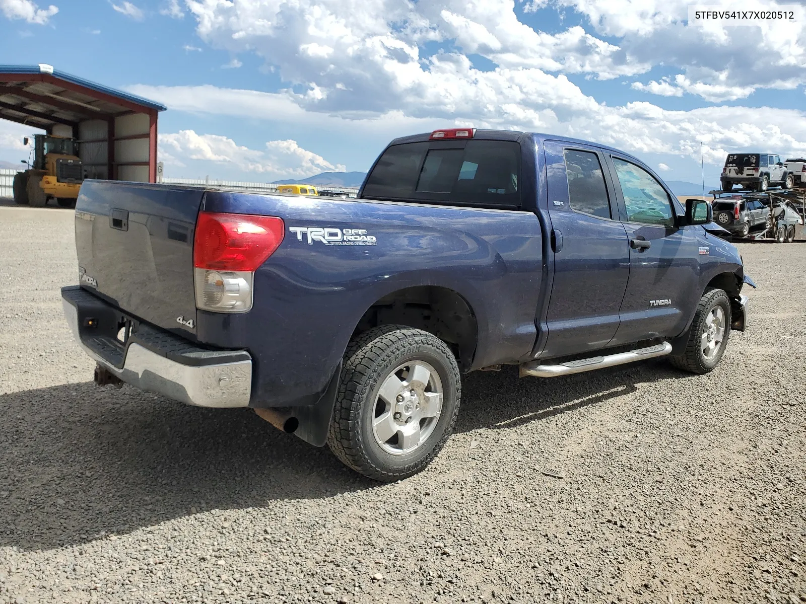 2007 Toyota Tundra Double Cab Sr5 VIN: 5TFBV541X7X020512 Lot: 66215524