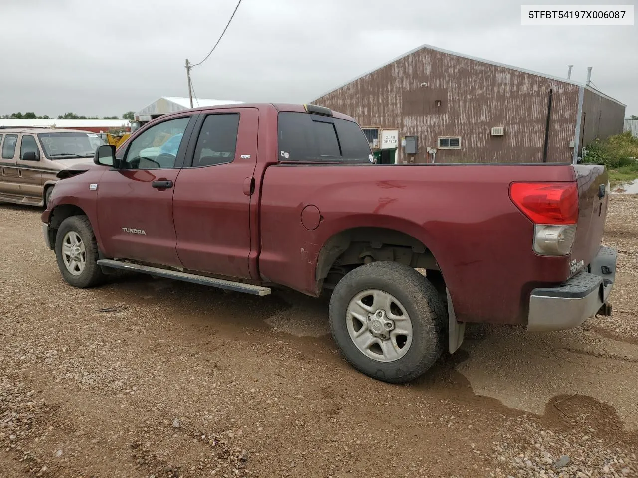 2007 Toyota Tundra Double Cab Sr5 VIN: 5TFBT54197X006087 Lot: 66503314