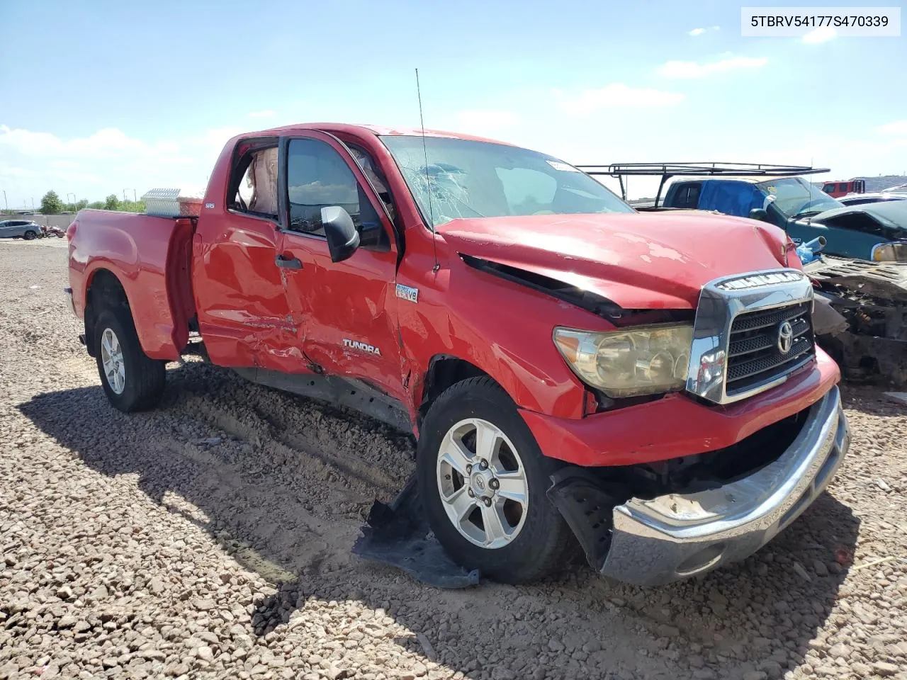 2007 Toyota Tundra Double Cab Sr5 VIN: 5TBRV54177S470339 Lot: 66813314