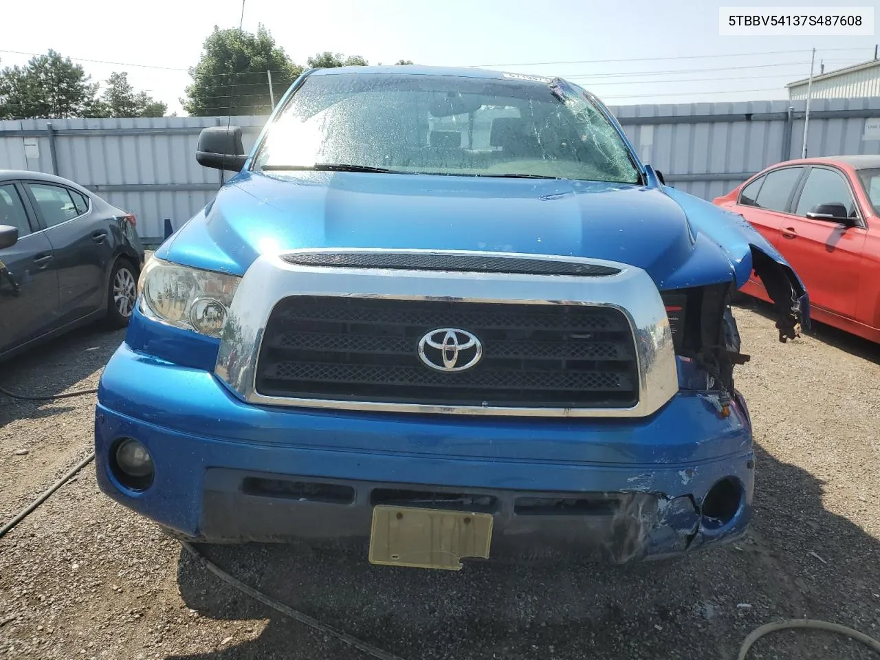 2007 Toyota Tundra Double Cab Sr5 VIN: 5TBBV54137S487608 Lot: 67198734