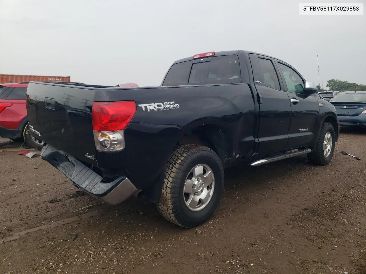 2007 Toyota Tundra Double Cab Limited VIN: 5TFBV58117X029853 Lot: 67403874