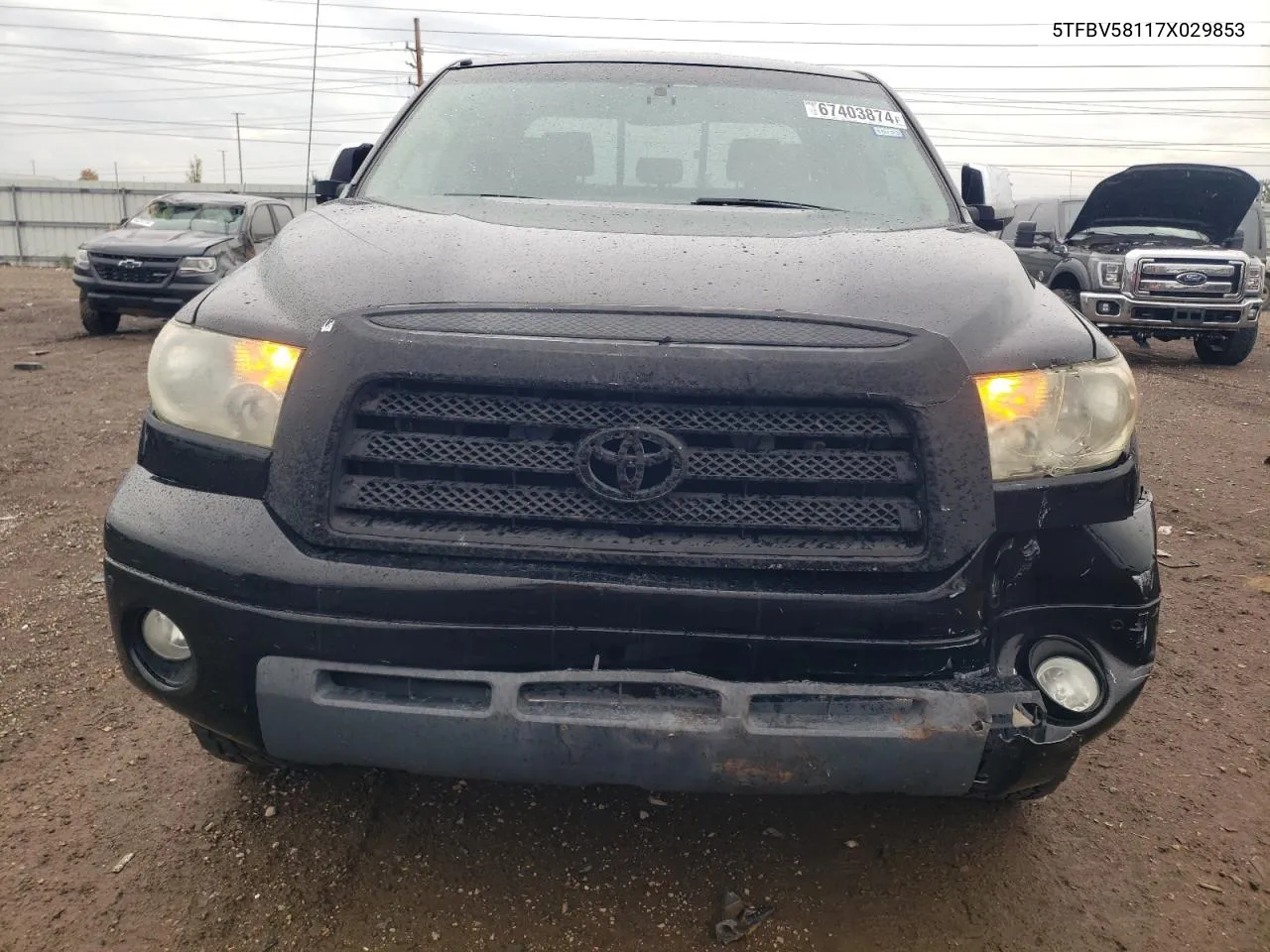 2007 Toyota Tundra Double Cab Limited VIN: 5TFBV58117X029853 Lot: 67403874