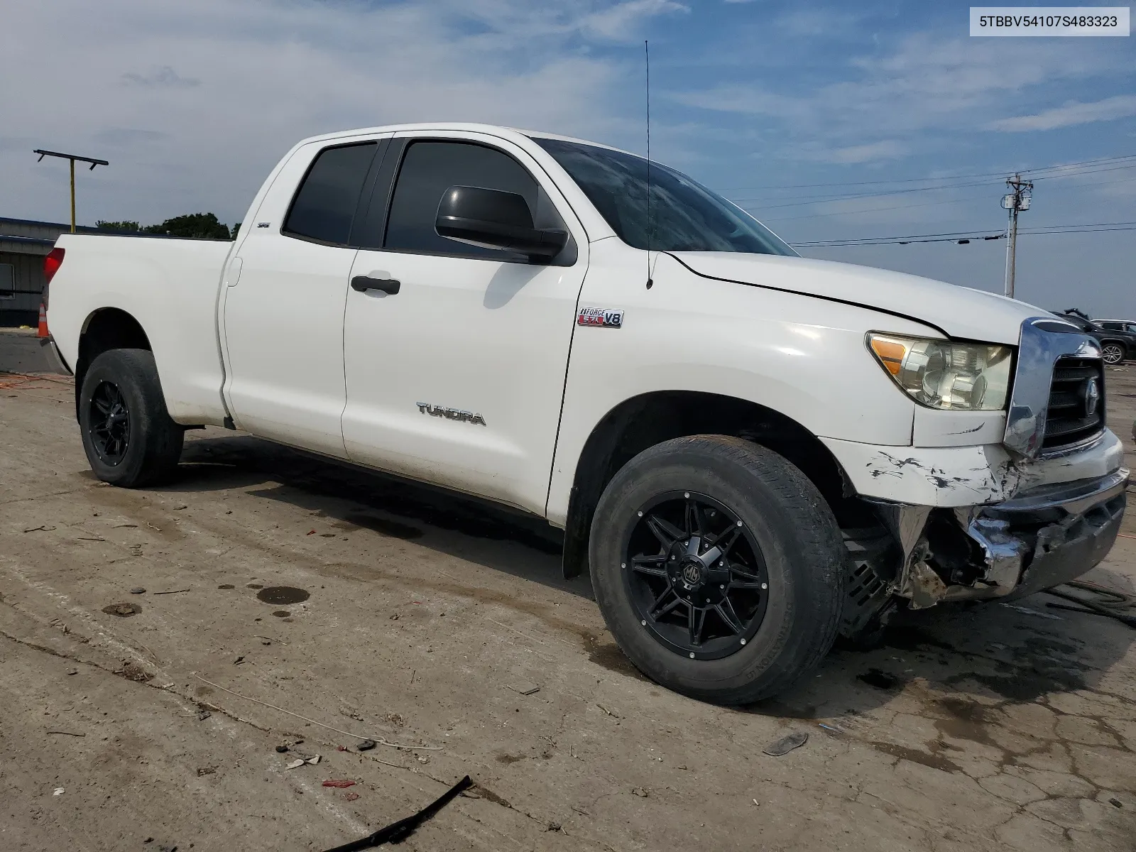 2007 Toyota Tundra Double Cab Sr5 VIN: 5TBBV54107S483323 Lot: 67417974