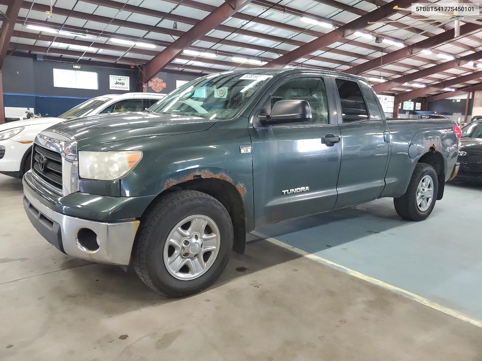 5TBBT54177S450101 2007 Toyota Tundra Double Cab Sr5