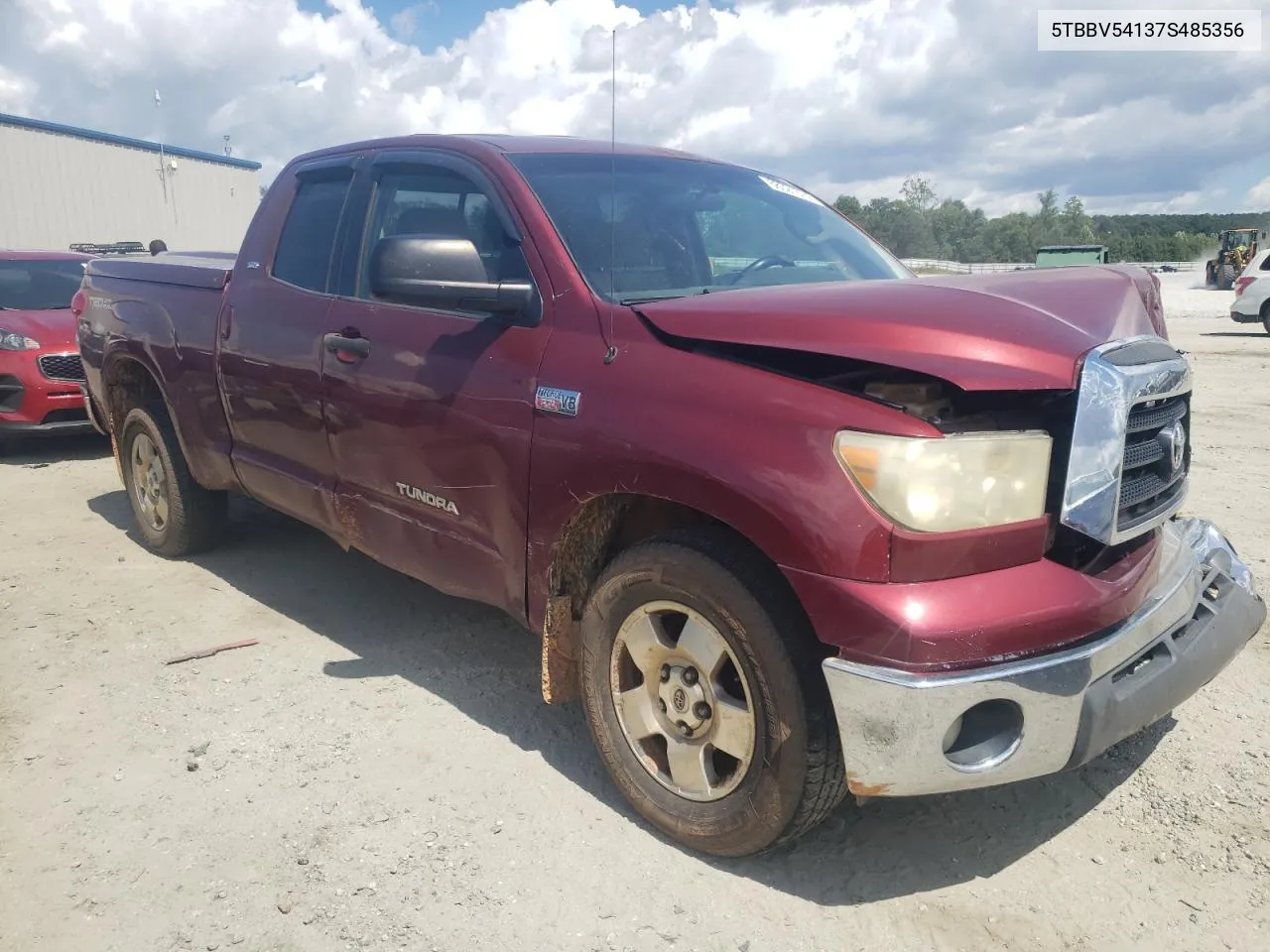 2007 Toyota Tundra Double Cab Sr5 VIN: 5TBBV54137S485356 Lot: 68021374