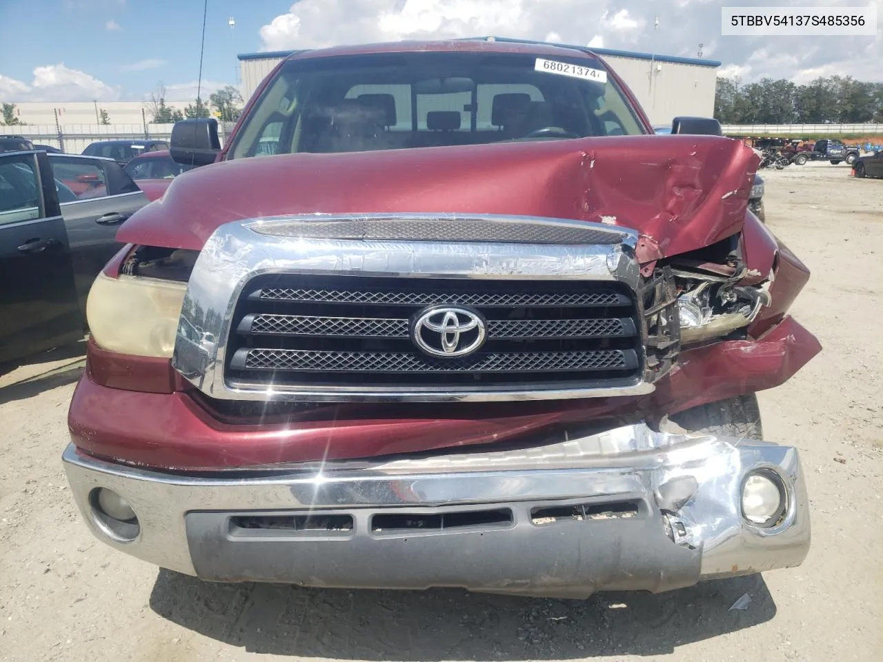 2007 Toyota Tundra Double Cab Sr5 VIN: 5TBBV54137S485356 Lot: 68021374