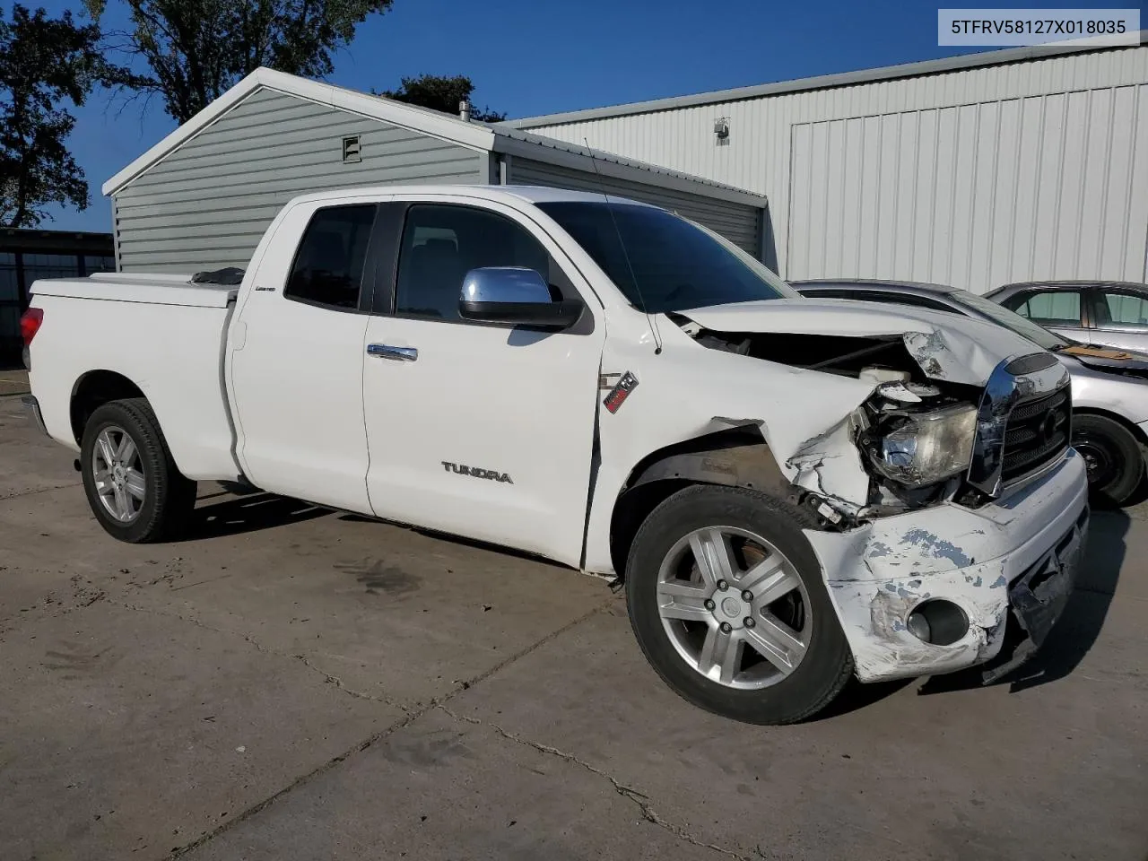 2007 Toyota Tundra Double Cab Limited VIN: 5TFRV58127X018035 Lot: 68149704