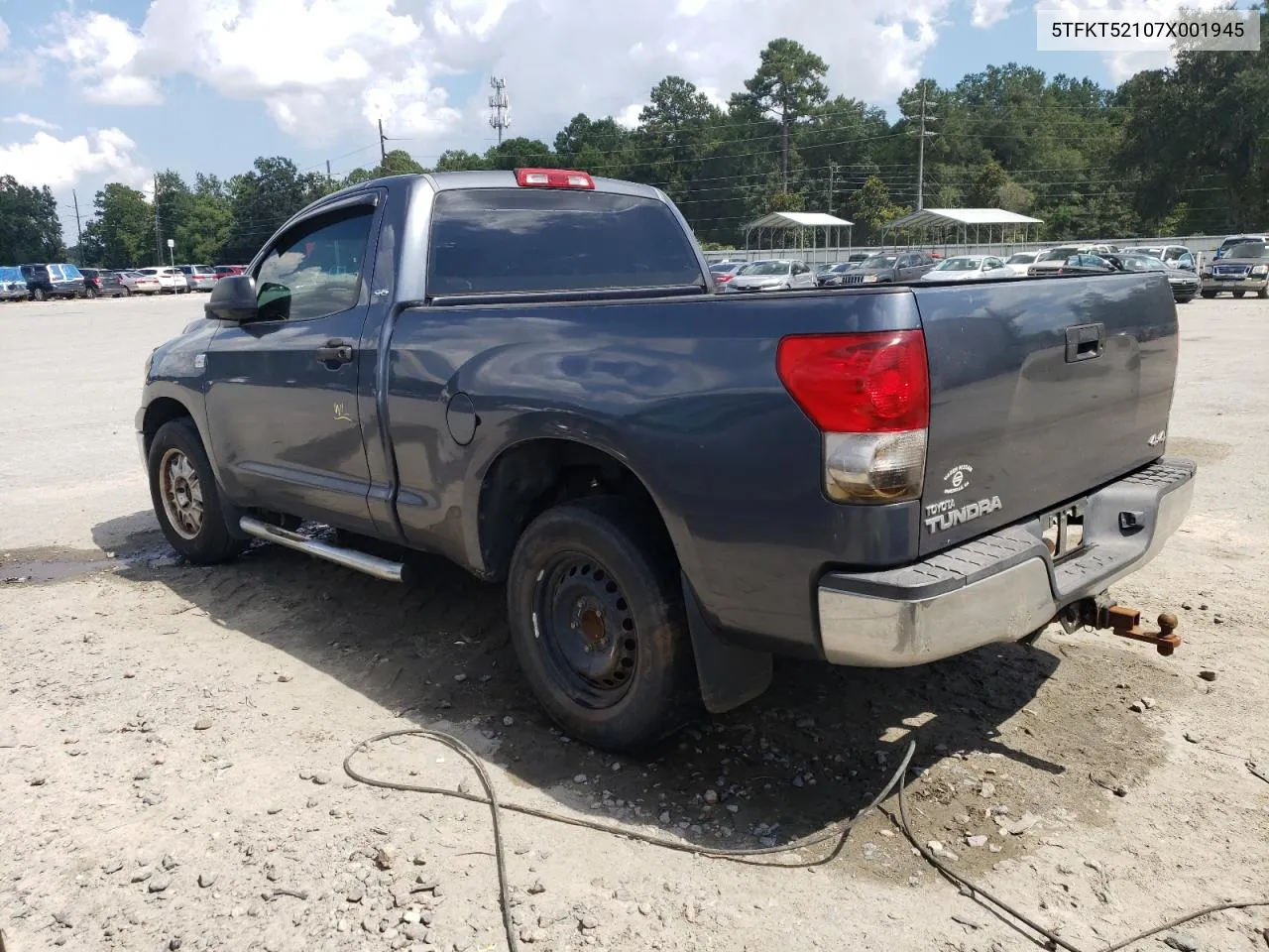 2007 Toyota Tundra VIN: 5TFKT52107X001945 Lot: 68170464