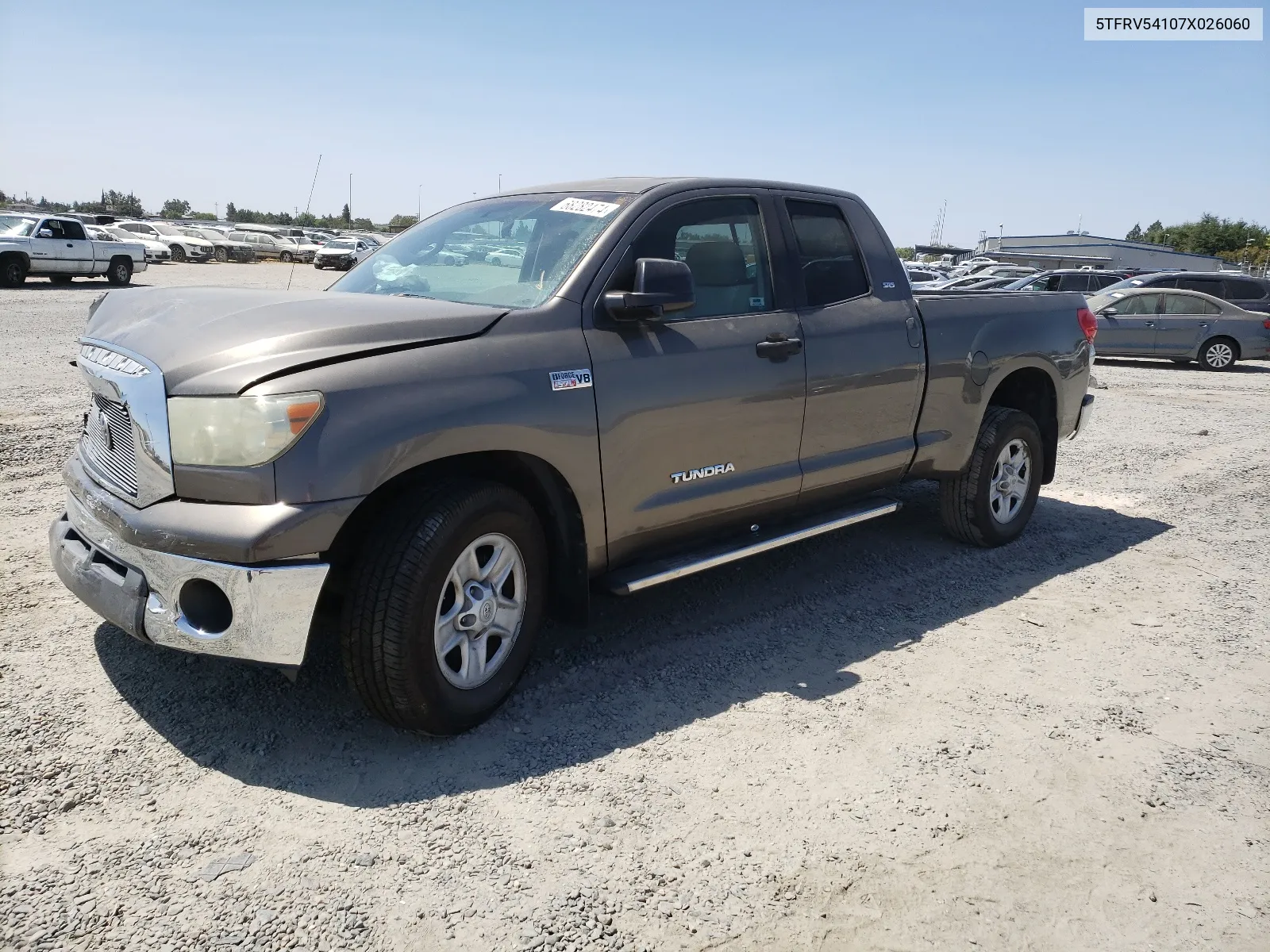 2007 Toyota Tundra Double Cab Sr5 VIN: 5TFRV54107X026060 Lot: 68282474