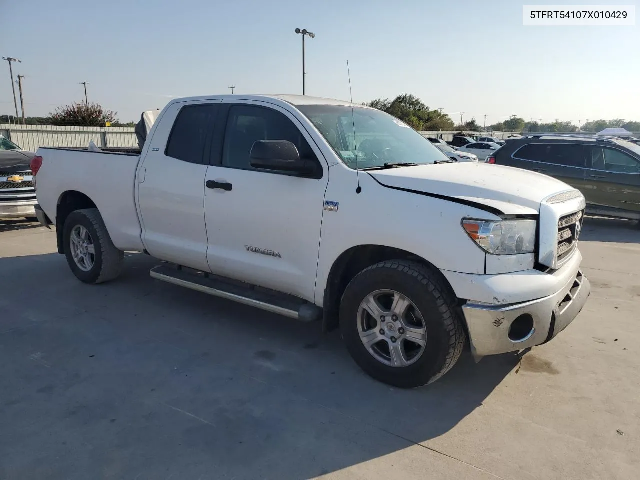 2007 Toyota Tundra Double Cab Sr5 VIN: 5TFRT54107X010429 Lot: 68387214