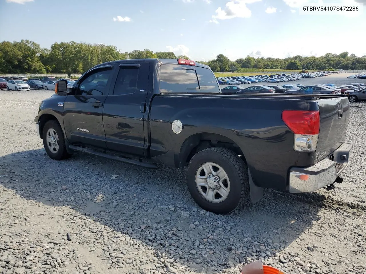 2007 Toyota Tundra Double Cab Sr5 VIN: 5TBRV54107S472286 Lot: 68455944