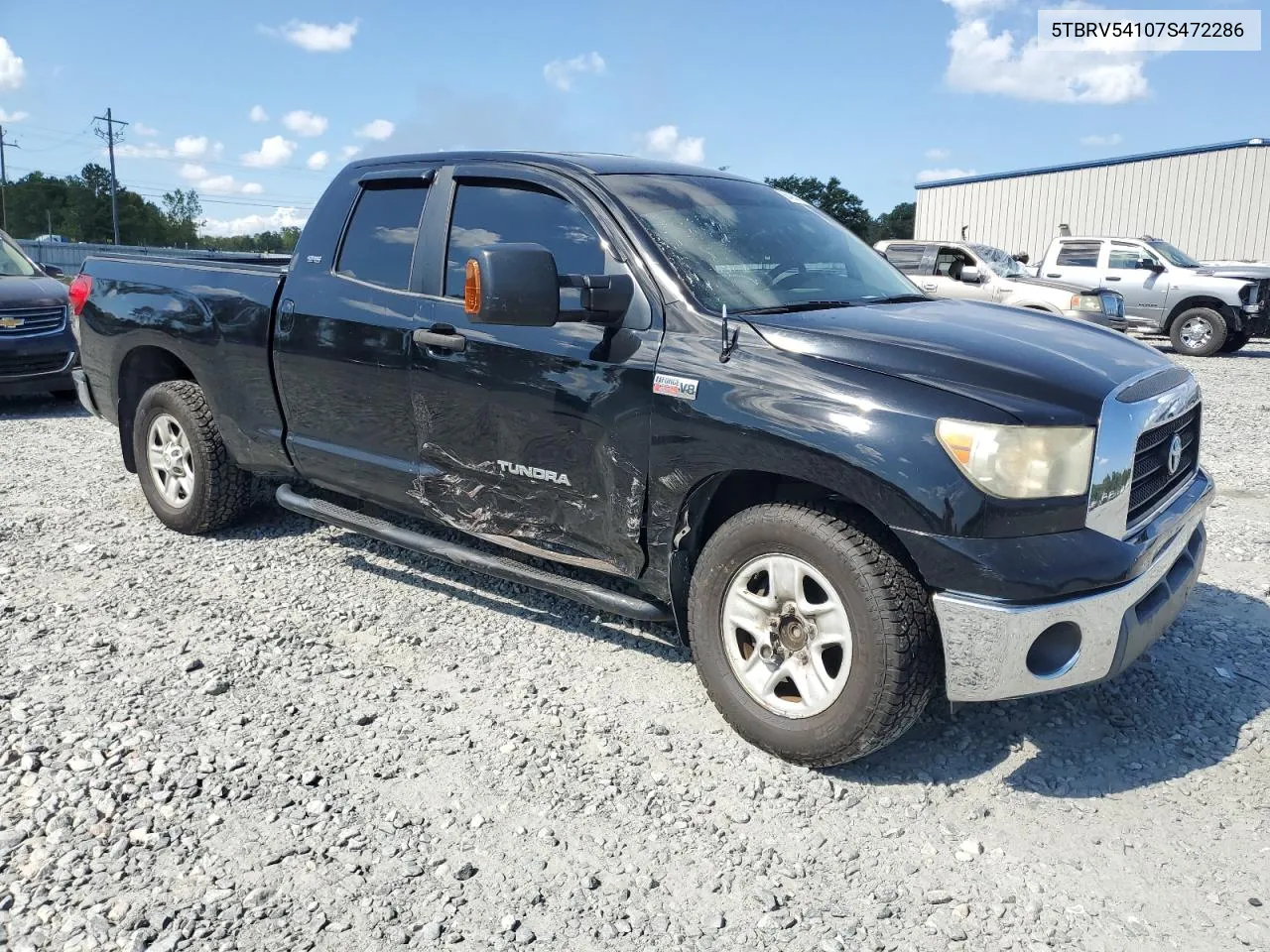 2007 Toyota Tundra Double Cab Sr5 VIN: 5TBRV54107S472286 Lot: 68455944