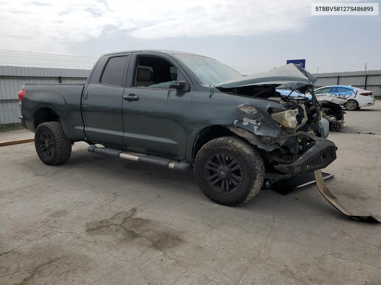 2007 Toyota Tundra Double Cab Limited VIN: 5TBBV58127S486895 Lot: 68668264