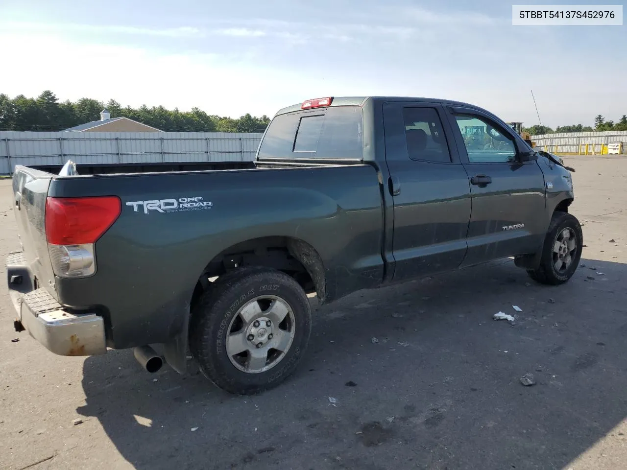 5TBBT54137S452976 2007 Toyota Tundra Double Cab Sr5