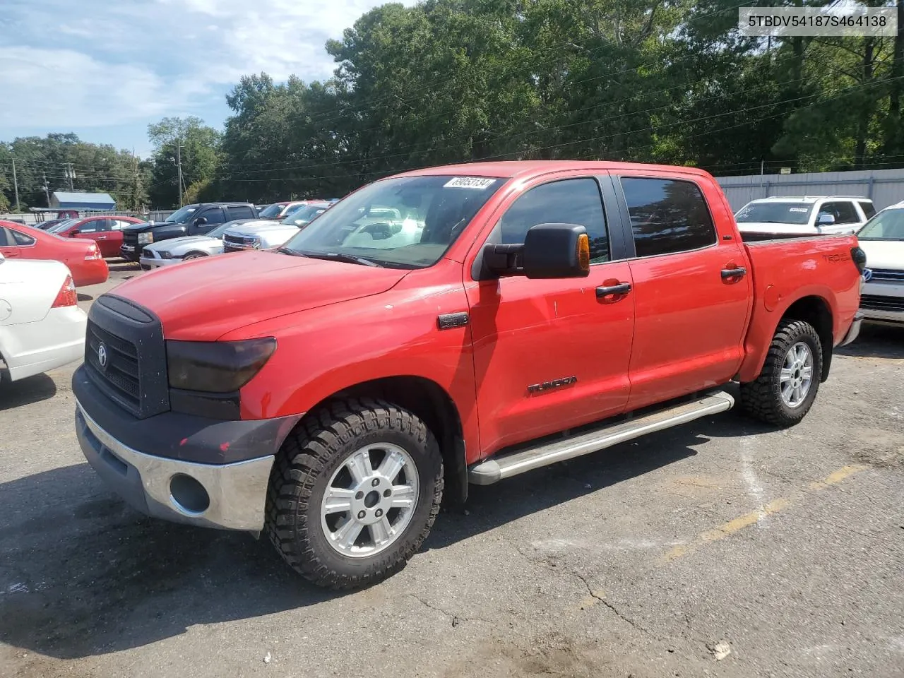 5TBDV54187S464138 2007 Toyota Tundra Crewmax Sr5