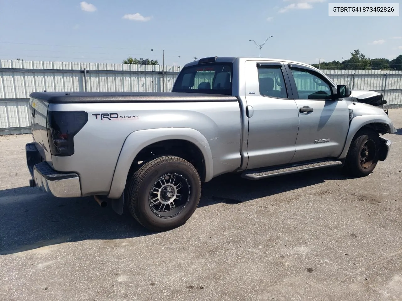 2007 Toyota Tundra Double Cab Sr5 VIN: 5TBRT54187S452826 Lot: 69073814