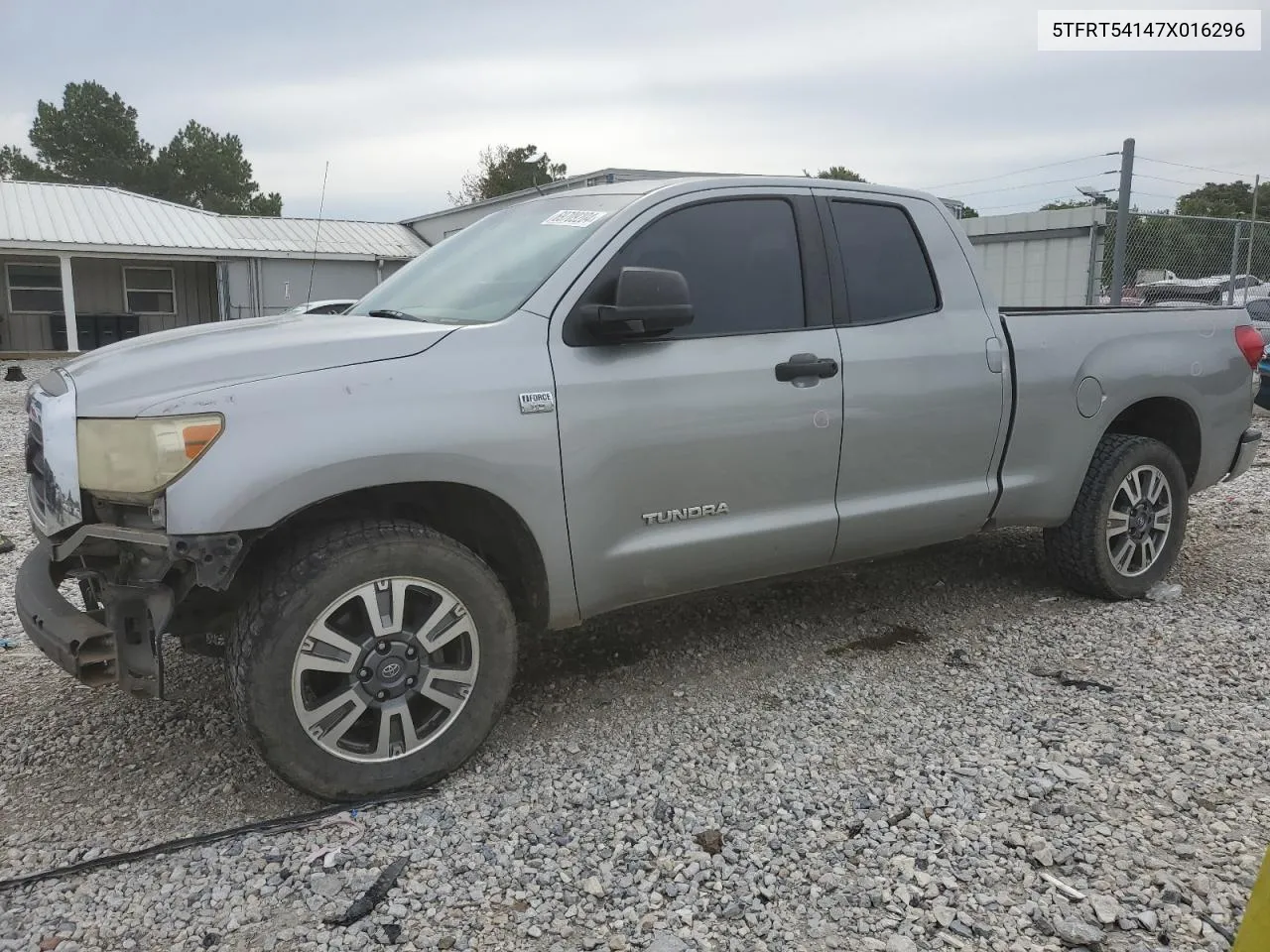 2007 Toyota Tundra Double Cab Sr5 VIN: 5TFRT54147X016296 Lot: 69709204