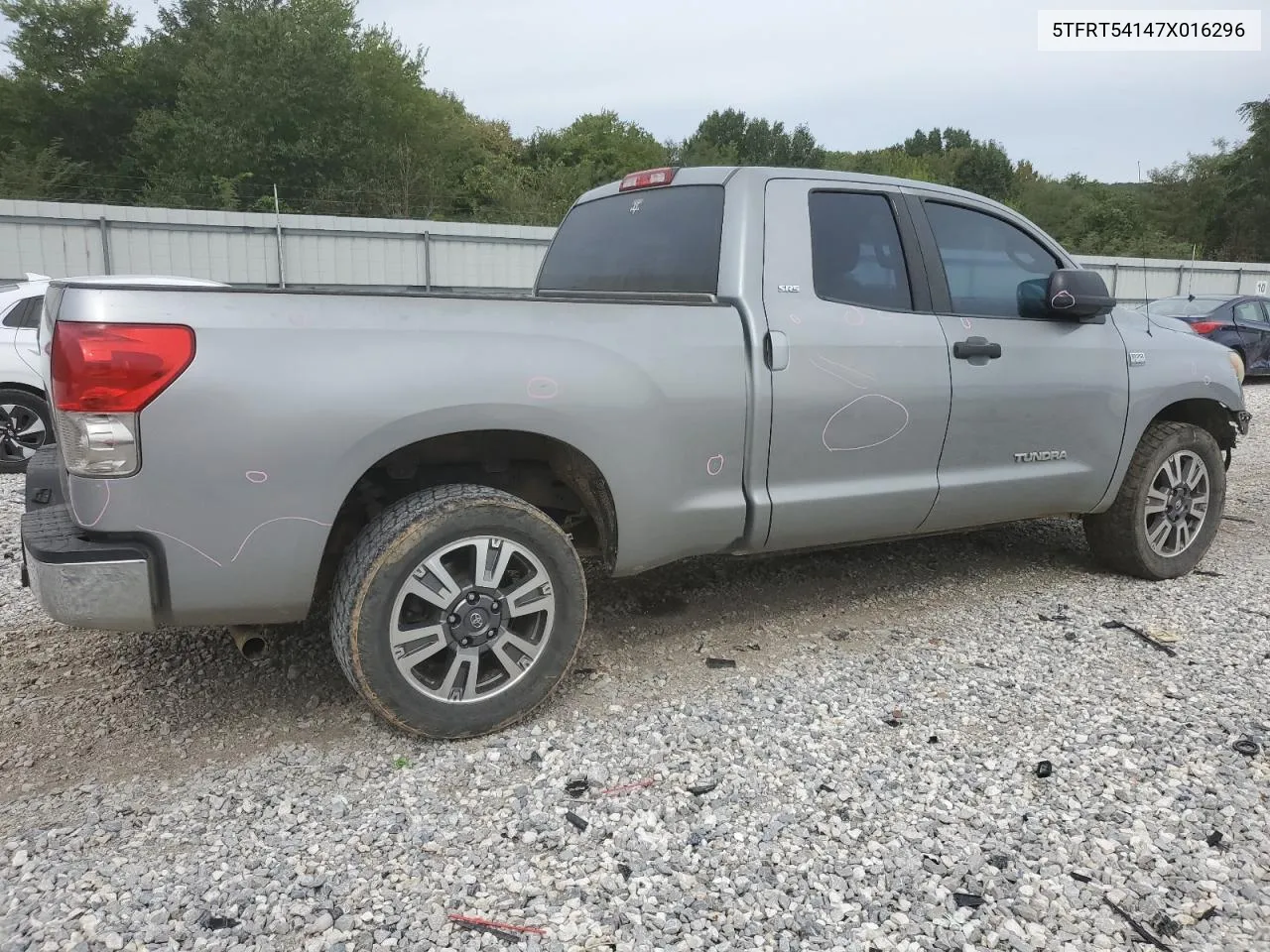 2007 Toyota Tundra Double Cab Sr5 VIN: 5TFRT54147X016296 Lot: 69709204