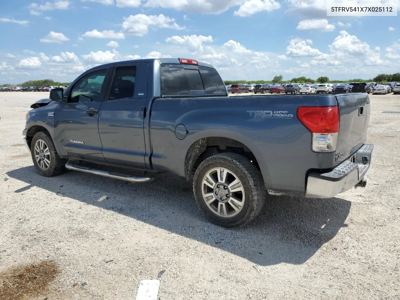 2007 Toyota Tundra Double Cab Sr5 VIN: 5TFRV541X7X025112 Lot: 69796584