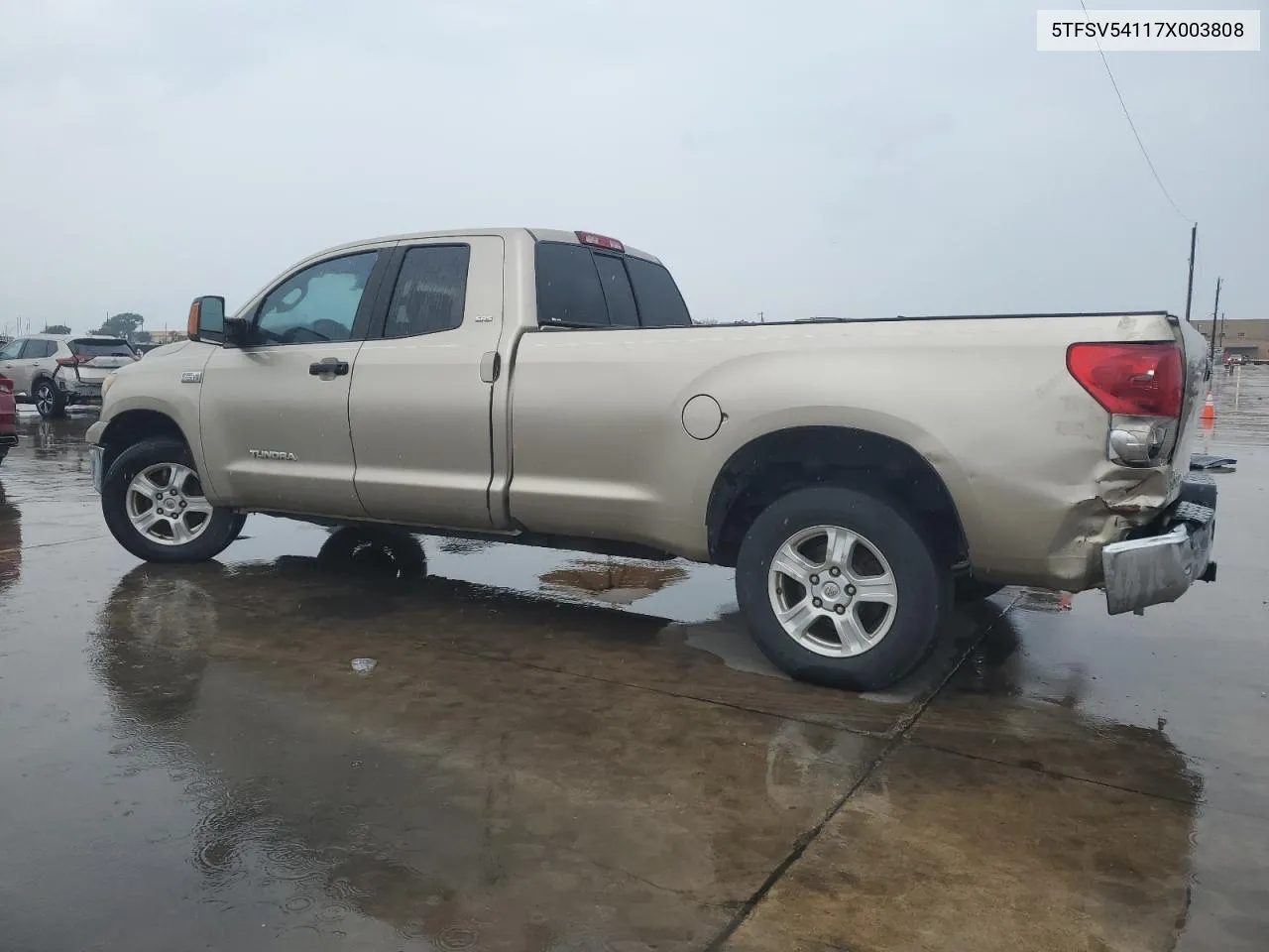 2007 Toyota Tundra Double Cab Sr5 VIN: 5TFSV54117X003808 Lot: 69881454